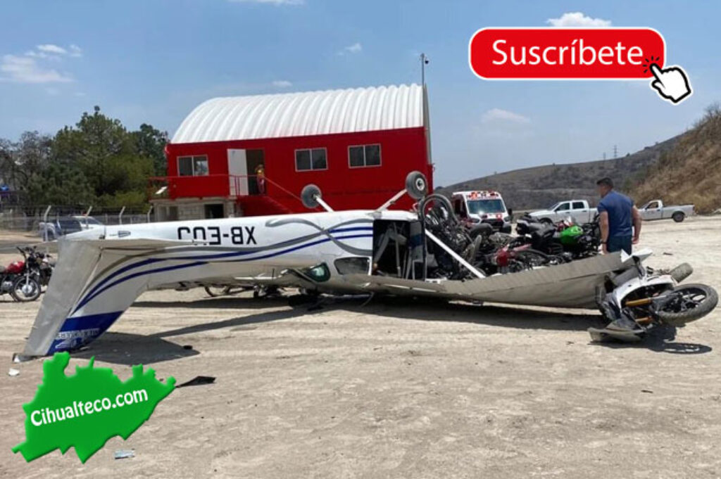 Cae avioneta en Atizapán de Zaragoza, Edomex; reportan tres personas lesionadas